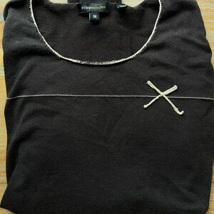 Coquette vintage bow sweater top